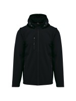 Bluso softshell 3 camadas com capuz e mangas amovveis unissexo - K422