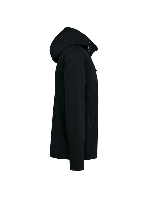 Bluso softshell 3 camadas com capuz e mangas amovveis unissexo - K422