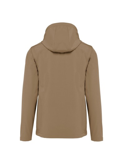 Bluso softshell 3 camadas com capuz e mangas amovveis unissexo - K422