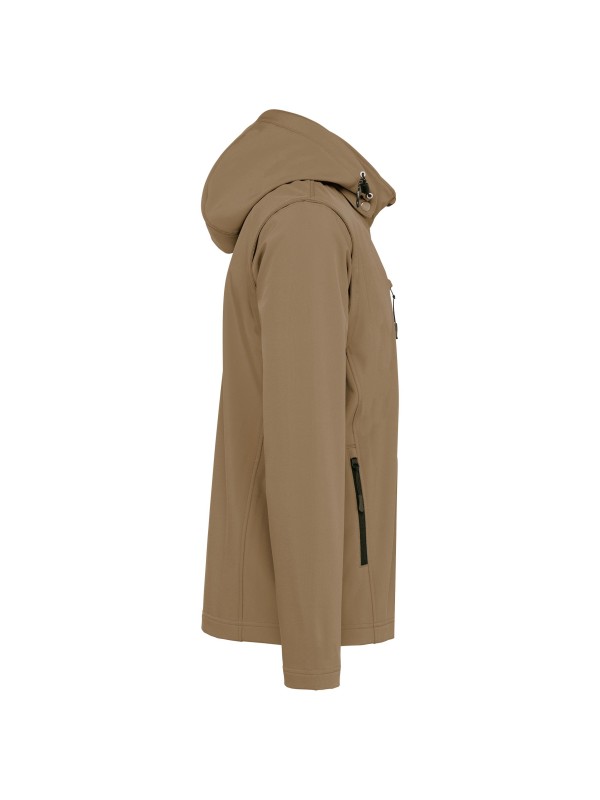 Bluso softshell 3 camadas com capuz e mangas amovveis unissexo - K422