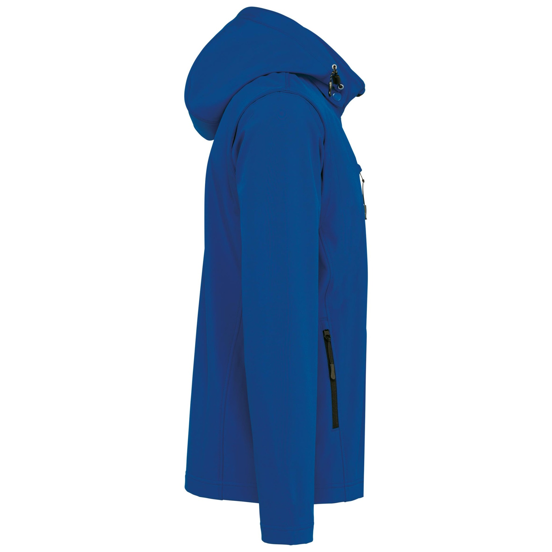 Blusão softshell 3 camadas com capuz e mangas amovíveis unissexo - K422