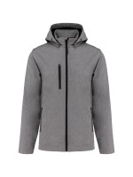 Bluso softshell 3 camadas com capuz e mangas amovveis unissexo - K422