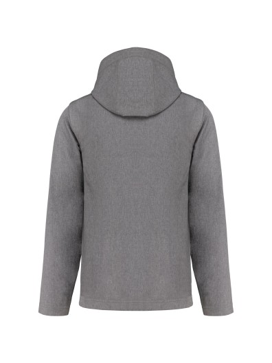 Bluso softshell 3 camadas com capuz e mangas amovveis unissexo - K422