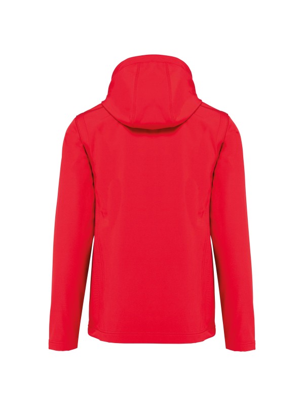 Bluso softshell 3 camadas com capuz e mangas amovveis unissexo - K422