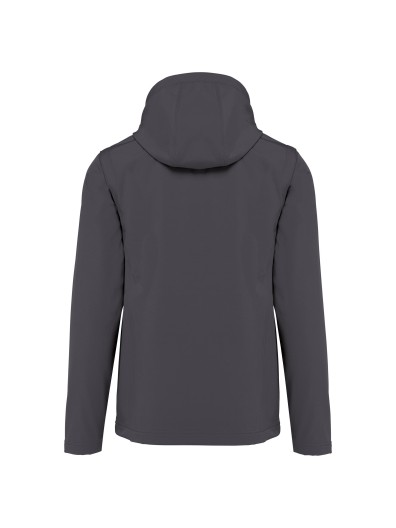 Bluso softshell 3 camadas com capuz e mangas amovveis unissexo - K422