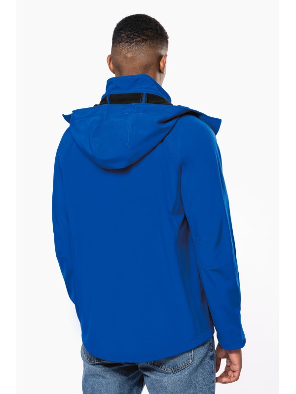 Bluso softshell com capuz amovvel - K413