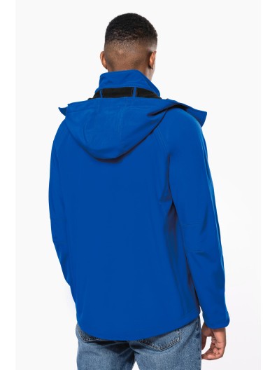 Bluso softshell com capuz amovvel - K413