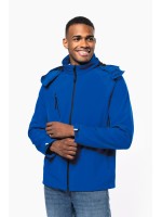 Bluso softshell com capuz amovvel - K413