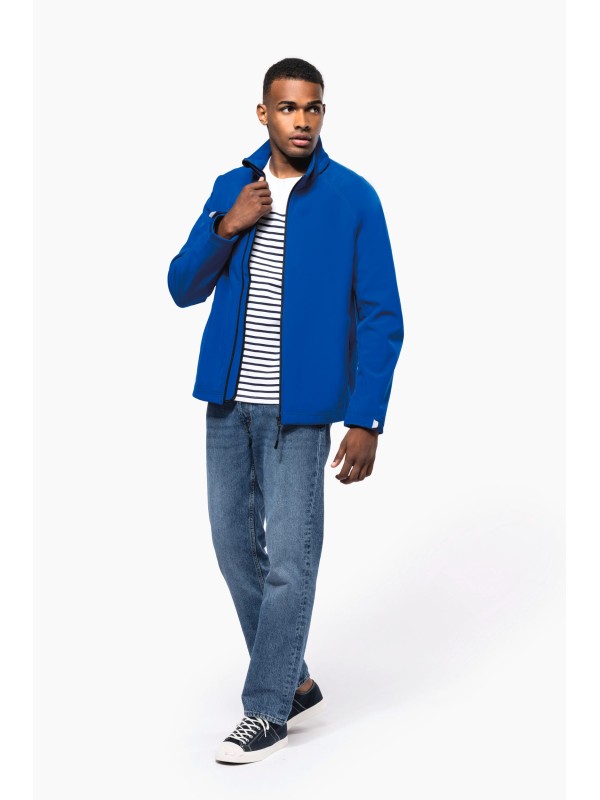 Bluso softshell com capuz amovvel - K413