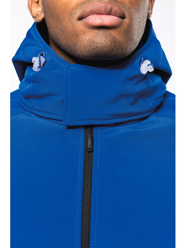 Bluso softshell com capuz amovvel - K413