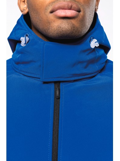 Bluso softshell com capuz amovvel - K413