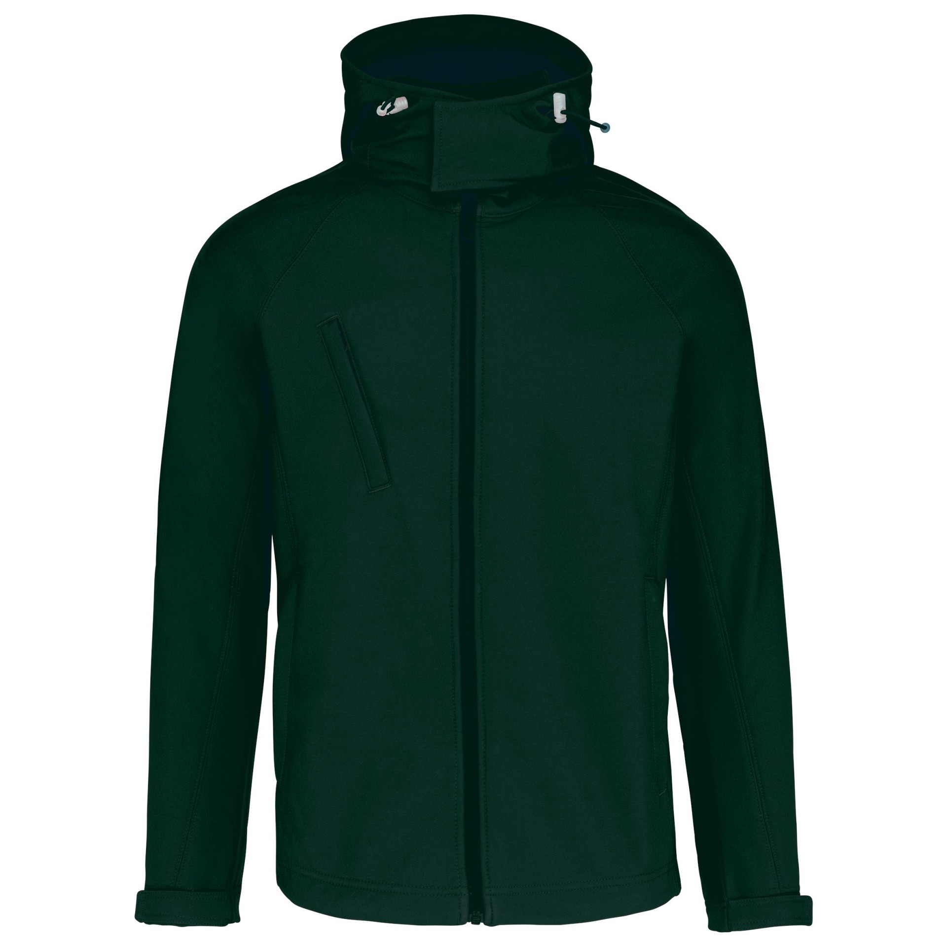 Blusão softshell com capuz amovível - K413