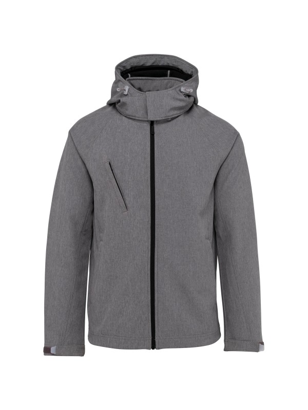 Bluso softshell com capuz amovvel - K413