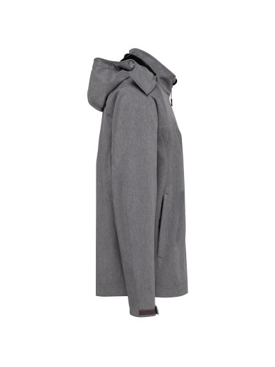 Blus�o softshell com capuz amov�vel - K413