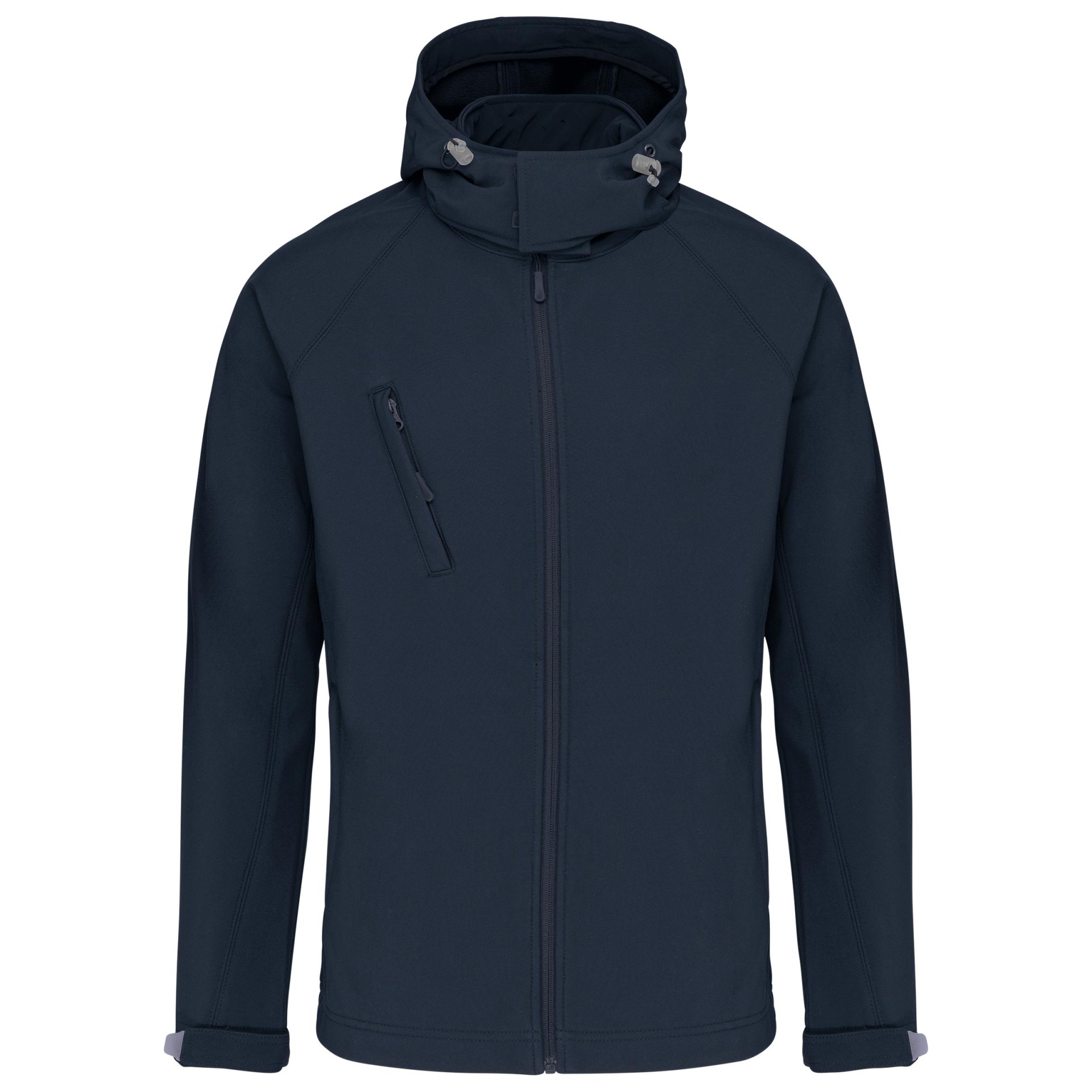 Blusão softshell com capuz amovível - K413