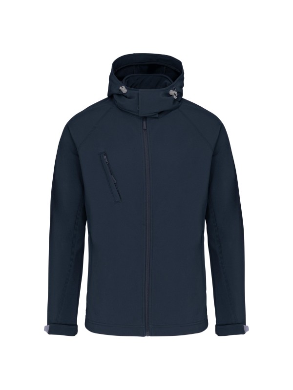 Bluso softshell com capuz amovvel - K413