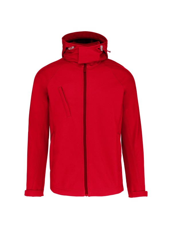 Bluso softshell com capuz amovvel - K413