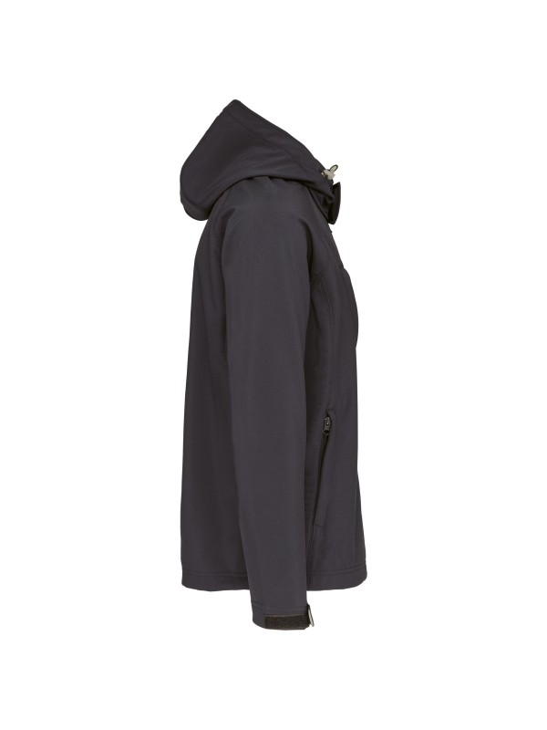 Bluso softshell com capuz amovvel - K413