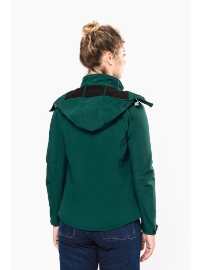 Bluso softshell com capuz amovvel - K414