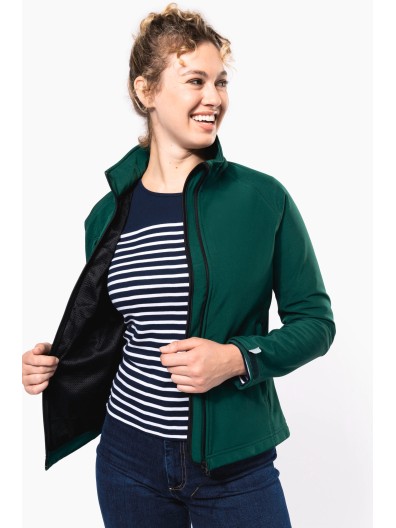 Bluso softshell com capuz amovvel - K414