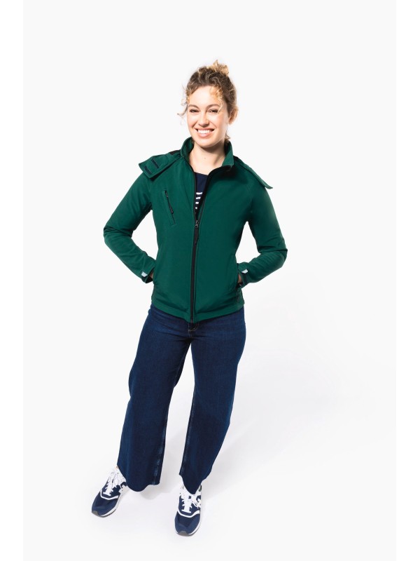 Bluso softshell com capuz amovvel - K414