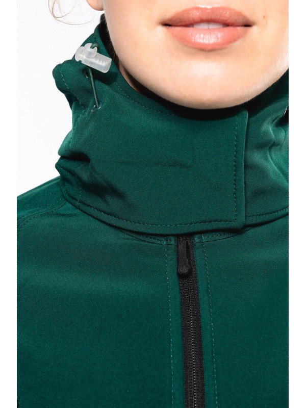 Bluso softshell com capuz amovvel - K414