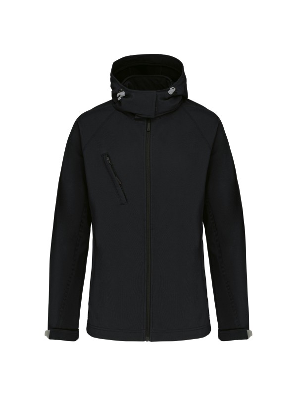 Bluso softshell com capuz amovvel - K414