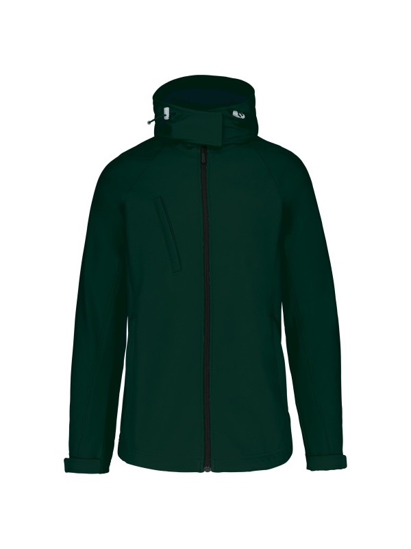 Bluso softshell com capuz amovvel - K414