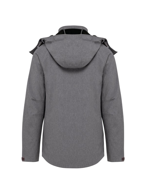 Bluso softshell com capuz amovvel - K414