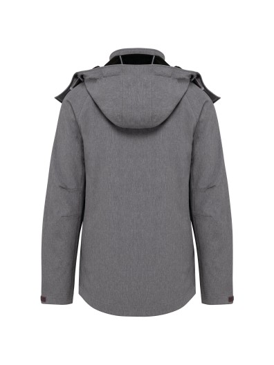 Bluso softshell com capuz amovvel - K414