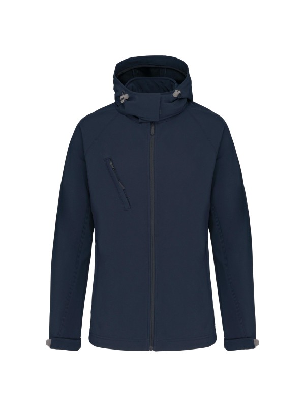 Bluso softshell com capuz amovvel - K414