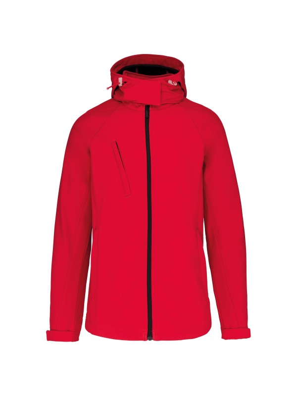 Bluso softshell com capuz amovvel - K414