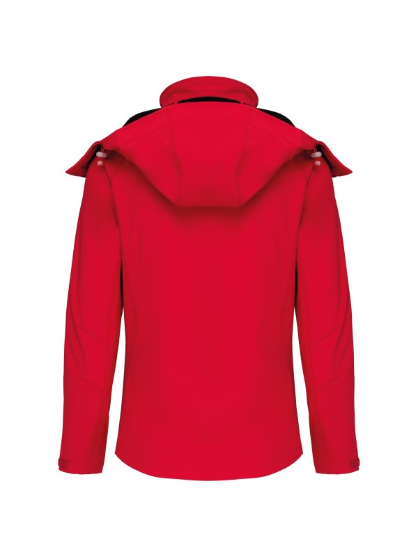 Bluso softshell com capuz amovvel - K414