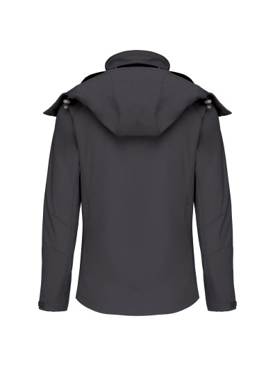 Bluso softshell com capuz amovvel - K414