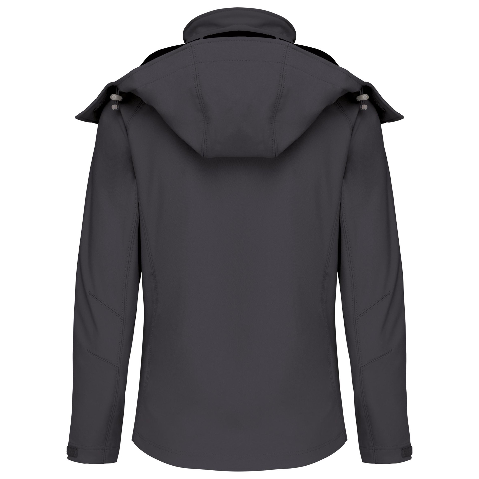 Blusão softshell com capuz amovível - K414