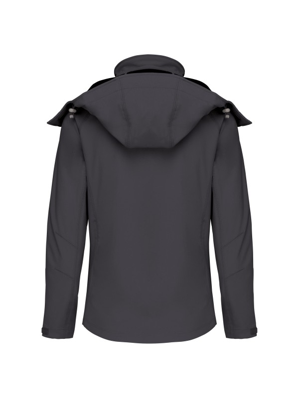 Bluso softshell com capuz amovvel - K414