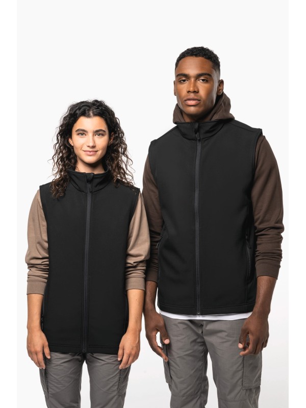 Colete softshell 2 camadas eco-responsvel unissexo - K426