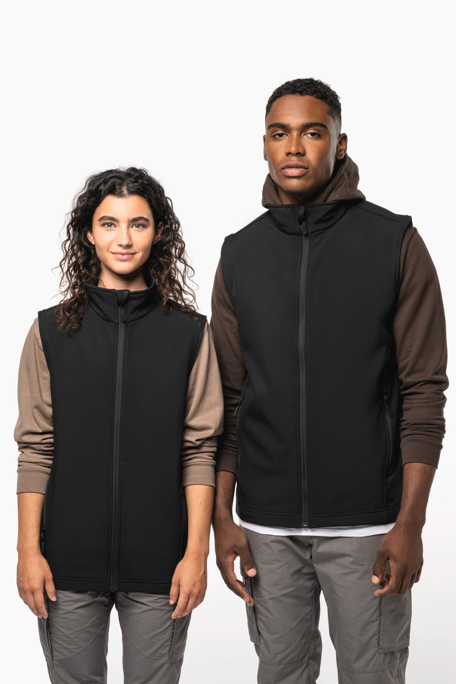 Colete softshell 2 camadas eco-responsável unissexo - K426