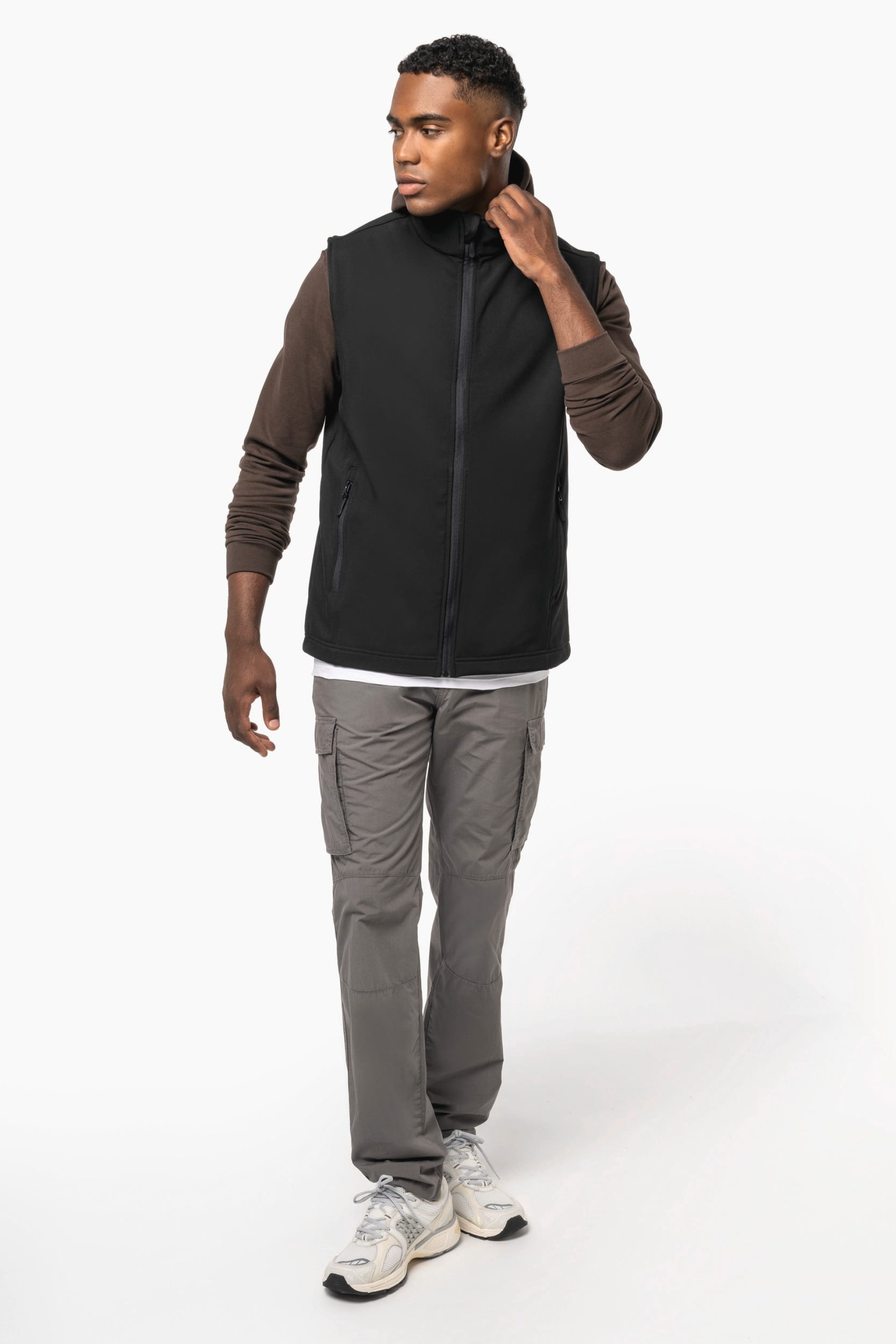 Colete softshell 2 camadas eco-responsável unissexo - K426