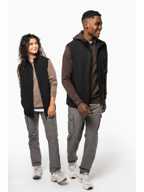 Colete softshell 2 camadas eco-responsvel unissexo - K426
