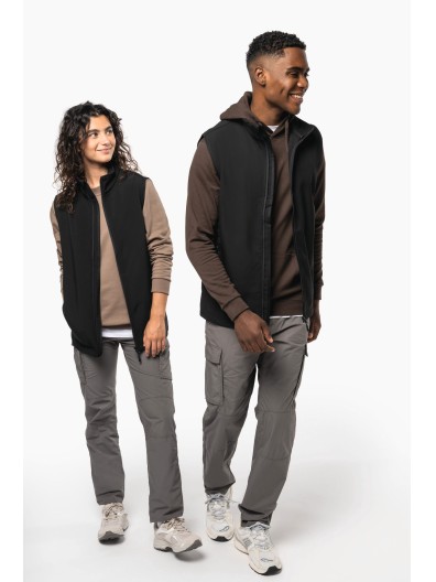 Colete softshell 2 camadas eco-responsvel unissexo - K426
