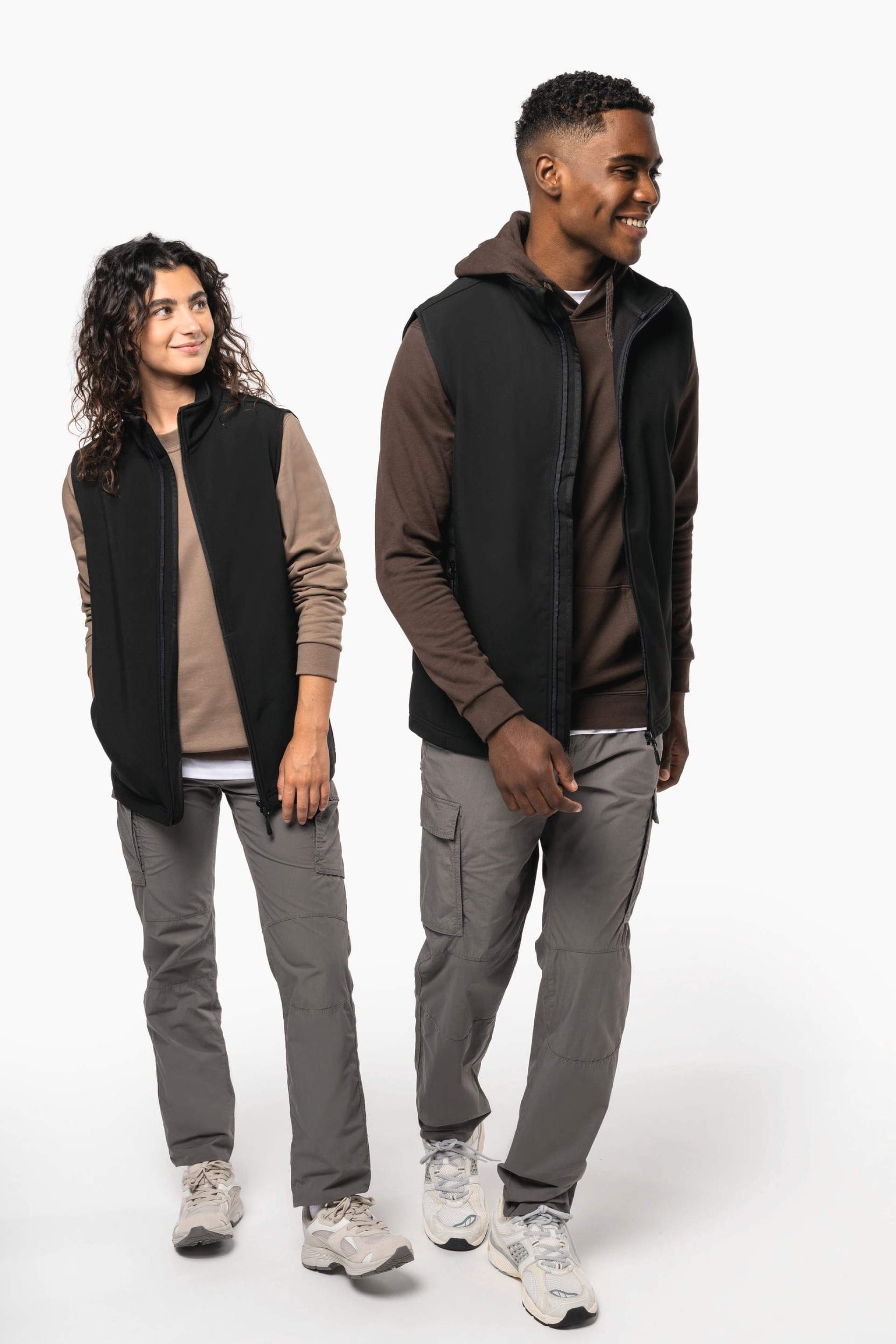 Colete softshell 2 camadas eco-responsável unissexo - K426