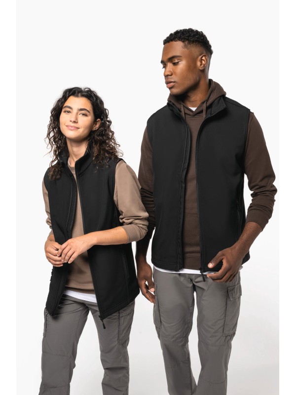 Colete softshell 2 camadas eco-responsvel unissexo - K426