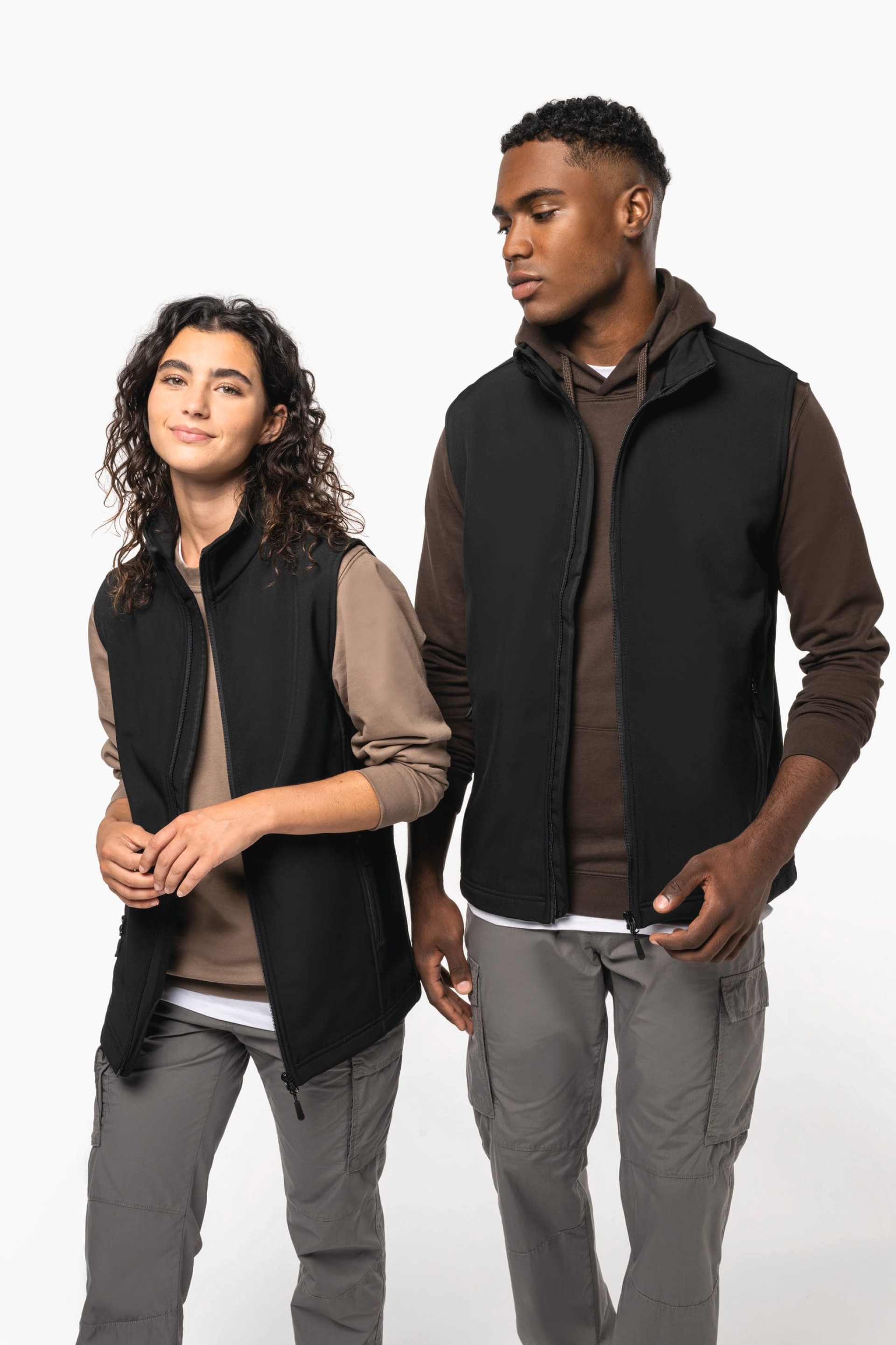 Colete softshell 2 camadas eco-responsável unissexo - K426