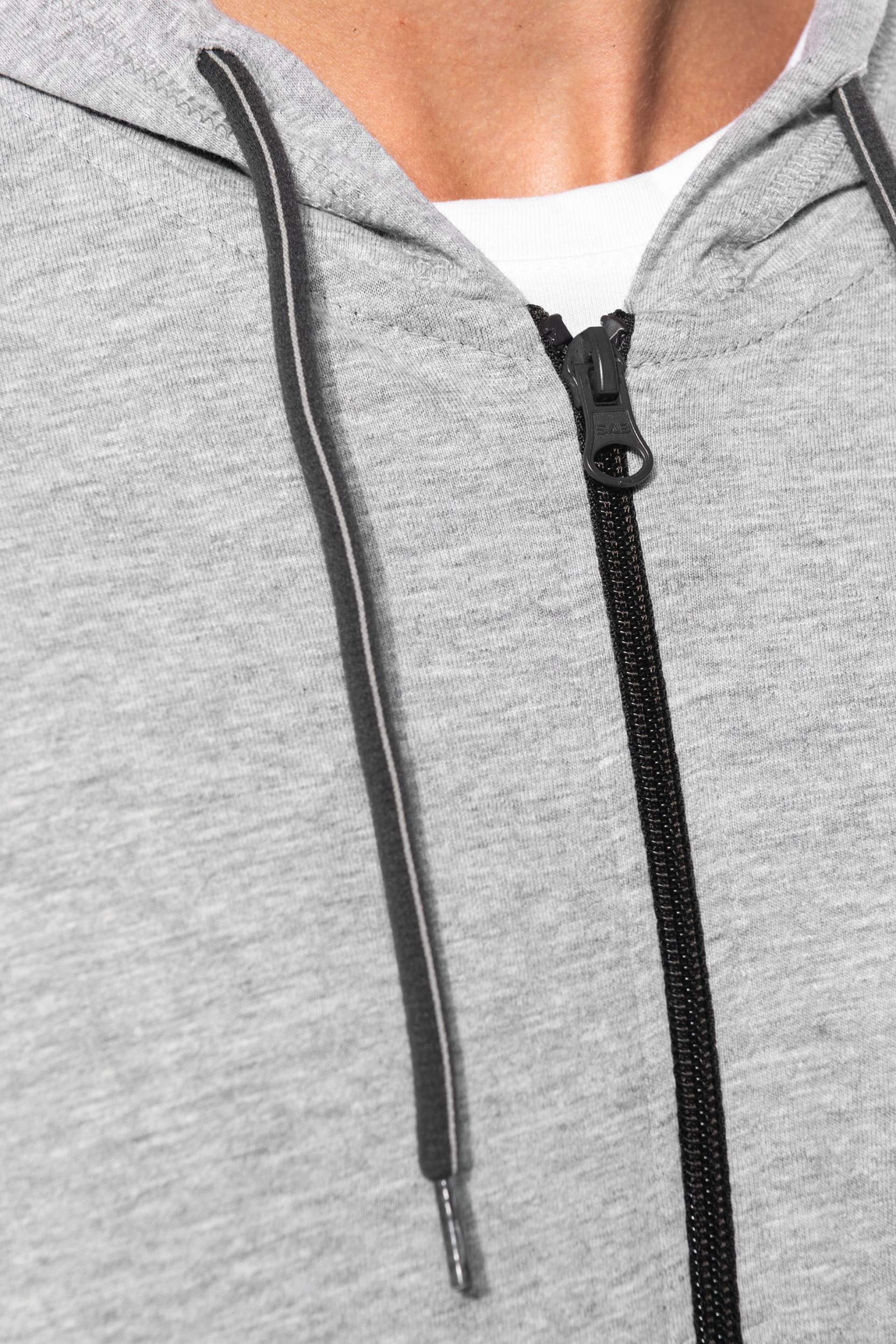 Casaco de algodão leve com capuz - K438