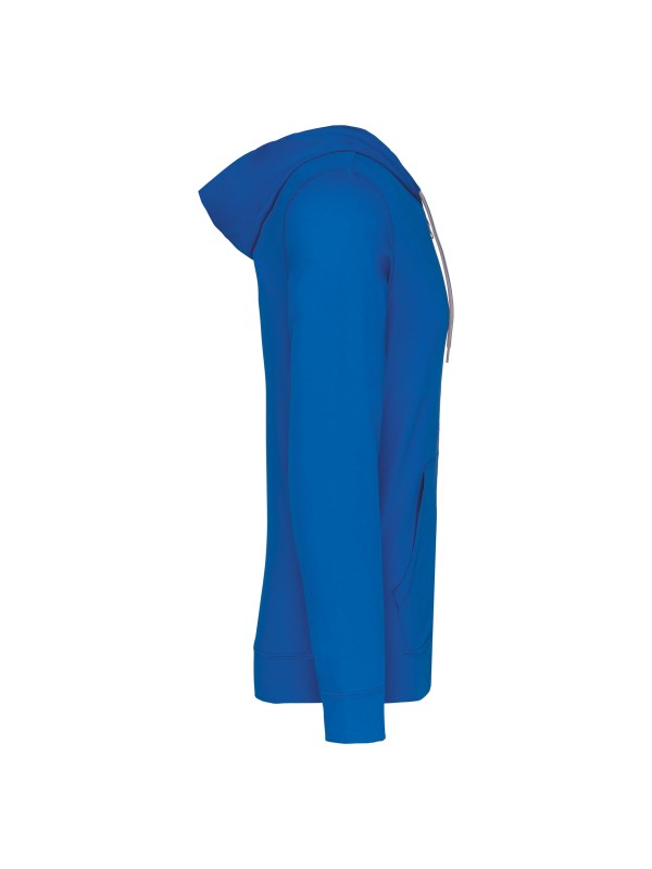 Casaco de algod�o leve com capuz - K438