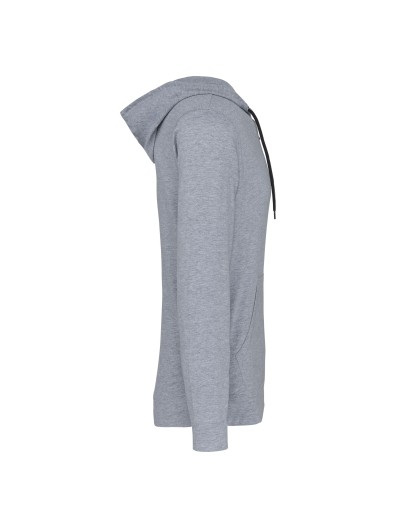 Casaco de algod�o leve com capuz - K438