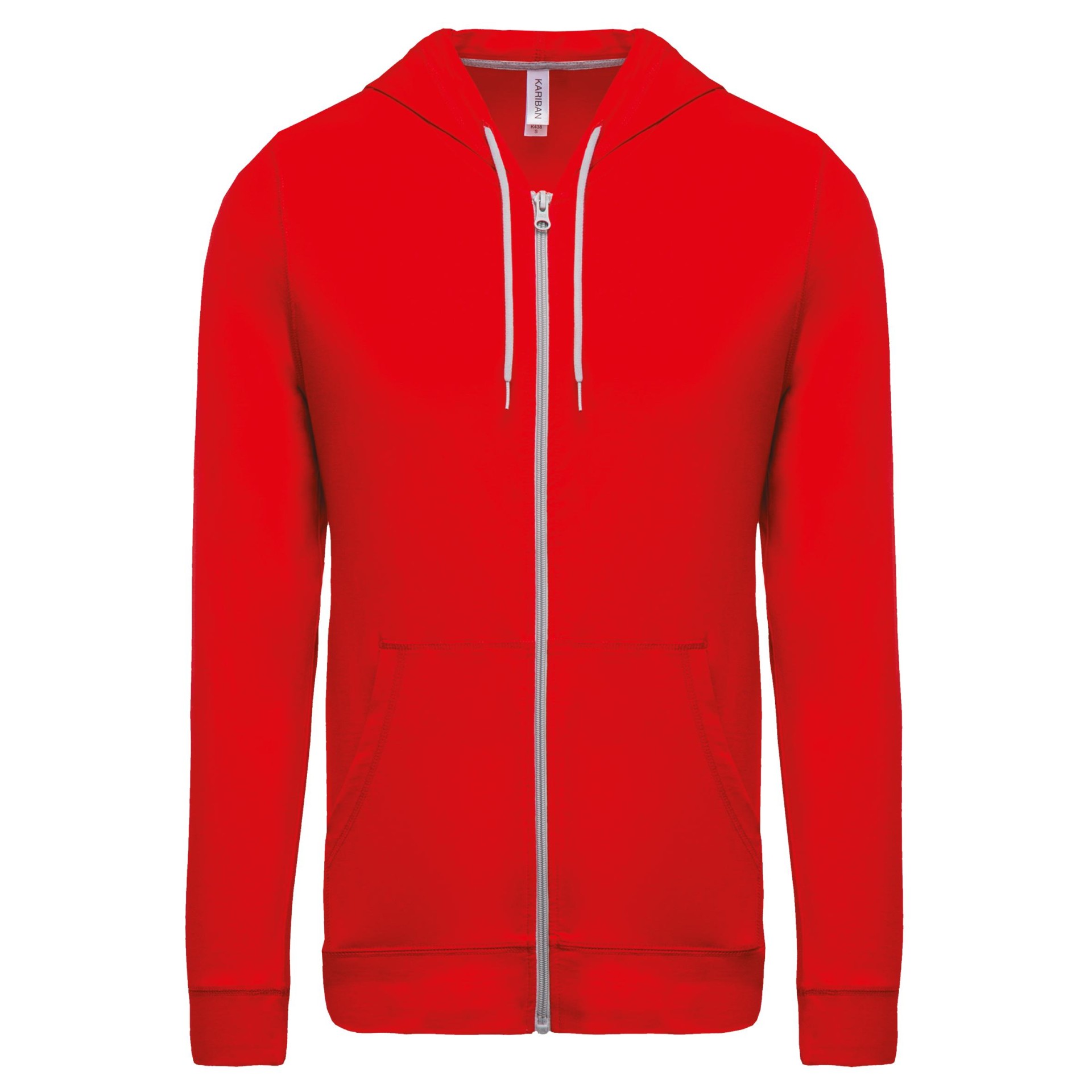 Casaco de algodão leve com capuz - K438