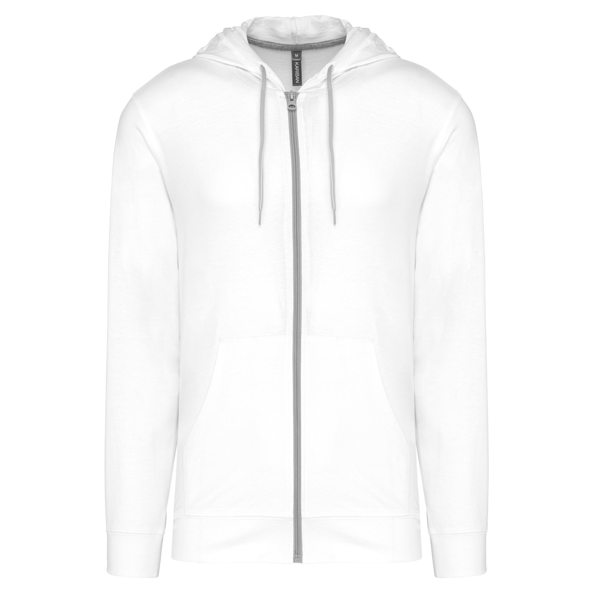 Casaco de algodão leve com capuz - K438