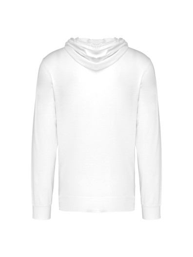 Casaco de algod�o leve com capuz - K438